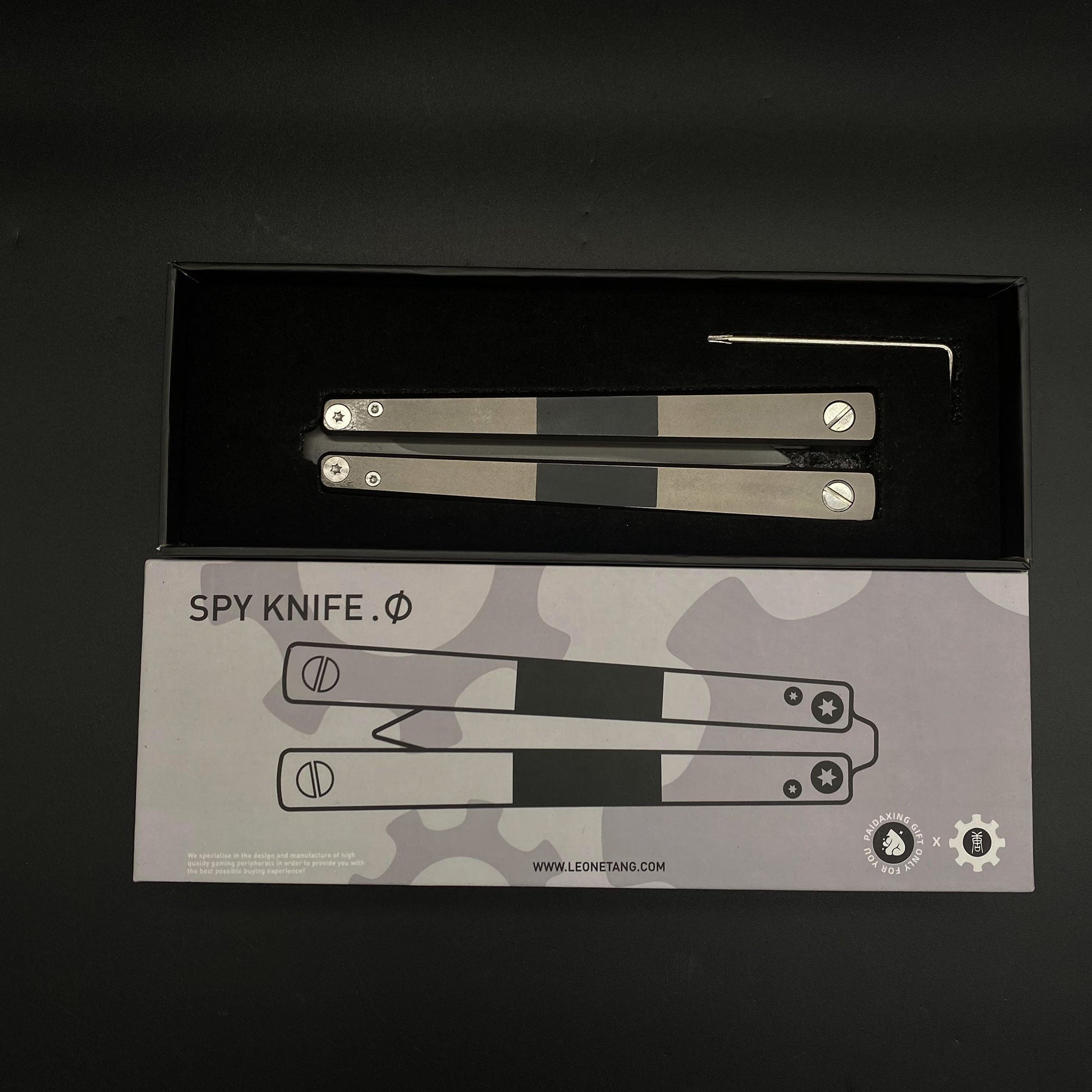 High-End TF2 Spy Knife Balisong Trainer-Blunt Blade - Tophatter Daily Deals