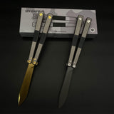 High-End TF2 Spy Knife Balisong Trainer-Blunt Blade - Tophatter Daily Deals