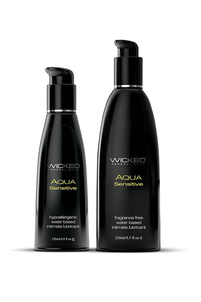 Wicked Sensual Care - Aqua Sensitive Water Based Lubricant Liquid - Tophatter Daily Deals