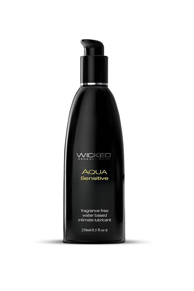 Wicked Sensual Care - Aqua Sensitive Water Based Lubricant 8oz Liquid - Tophatter Daily Deals