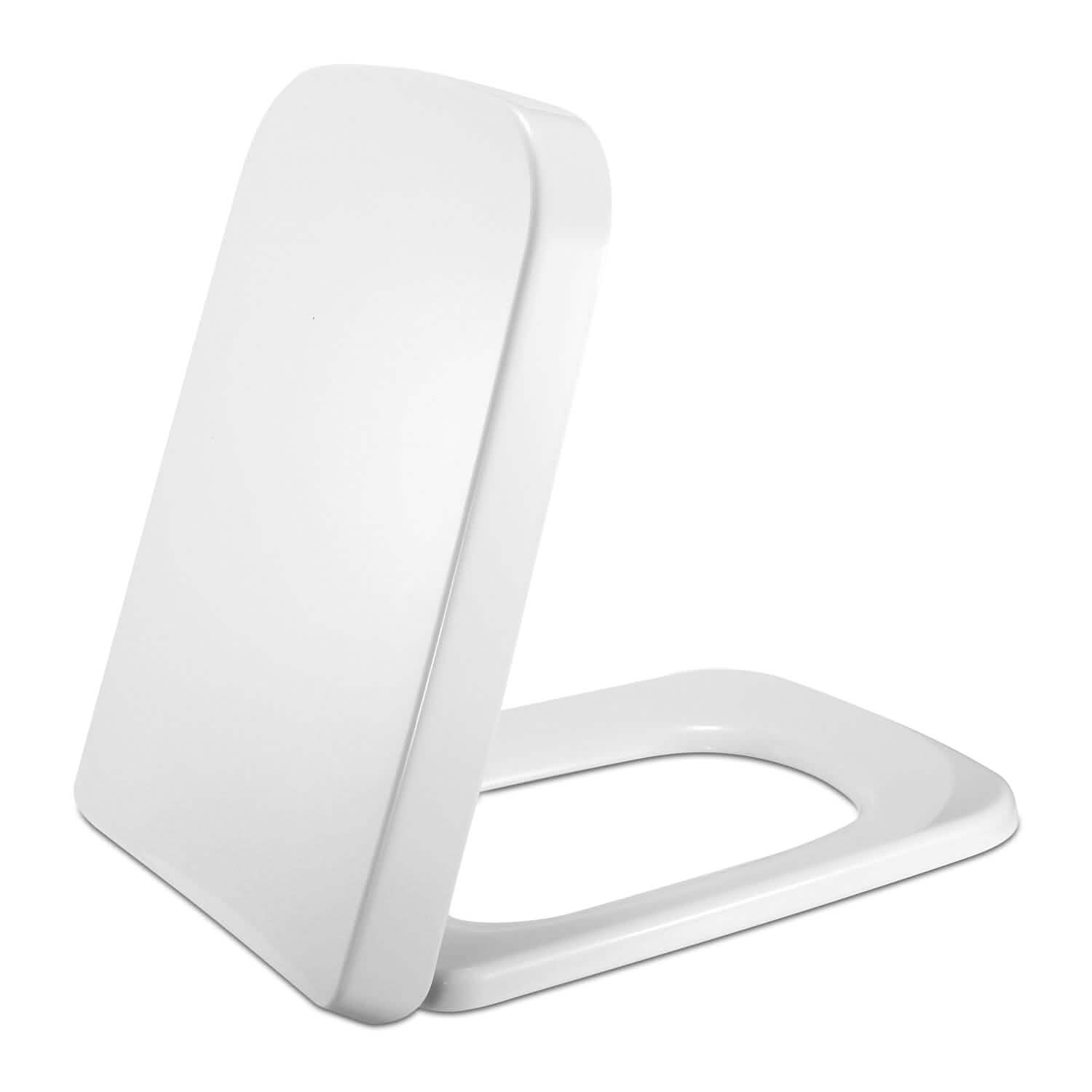 Square Toilet Seat with Grip-Tight Seat Bumpers Bath - Tophatter Daily Deals