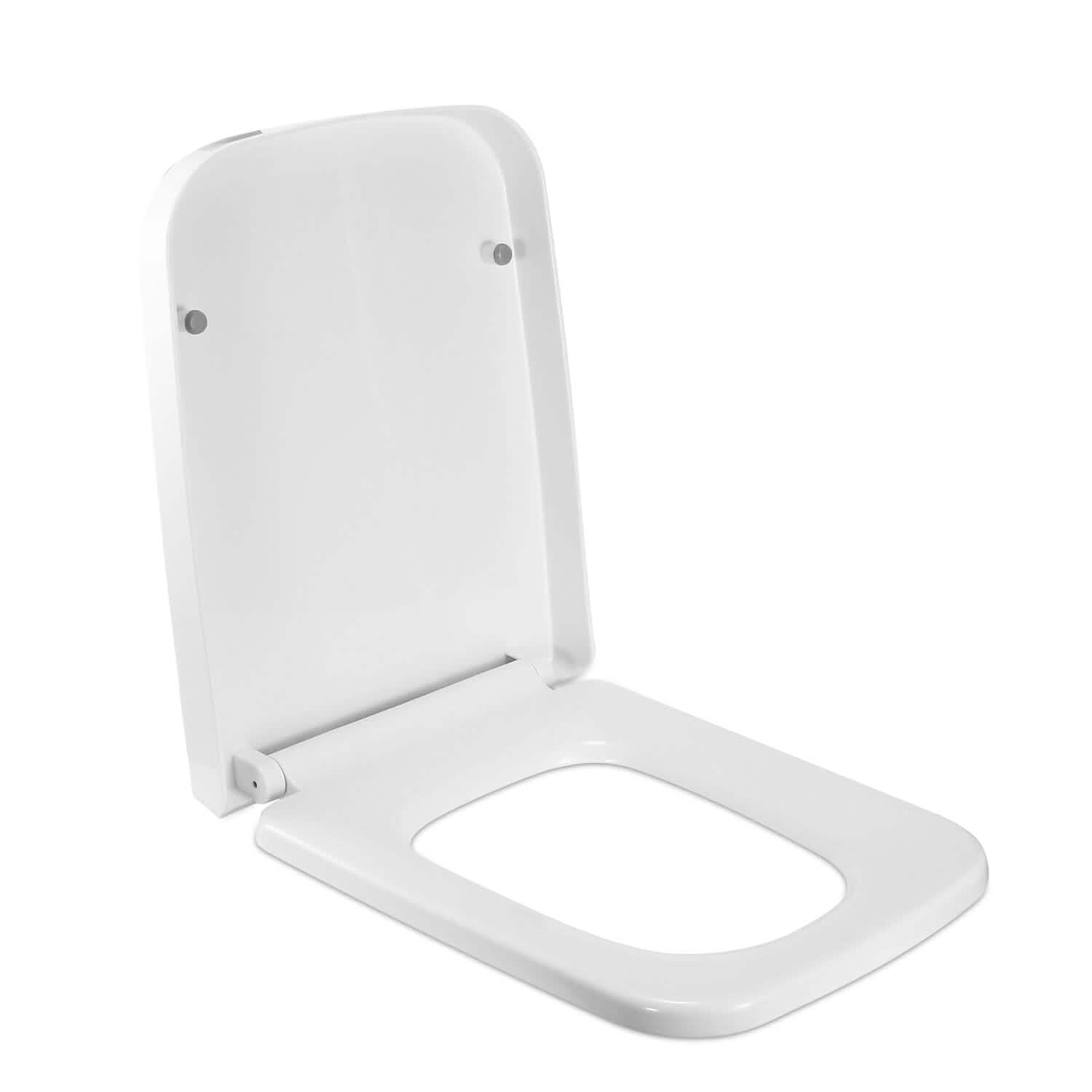 Square Toilet Seat with Grip-Tight Seat Bumpers Bath - Tophatter Daily Deals