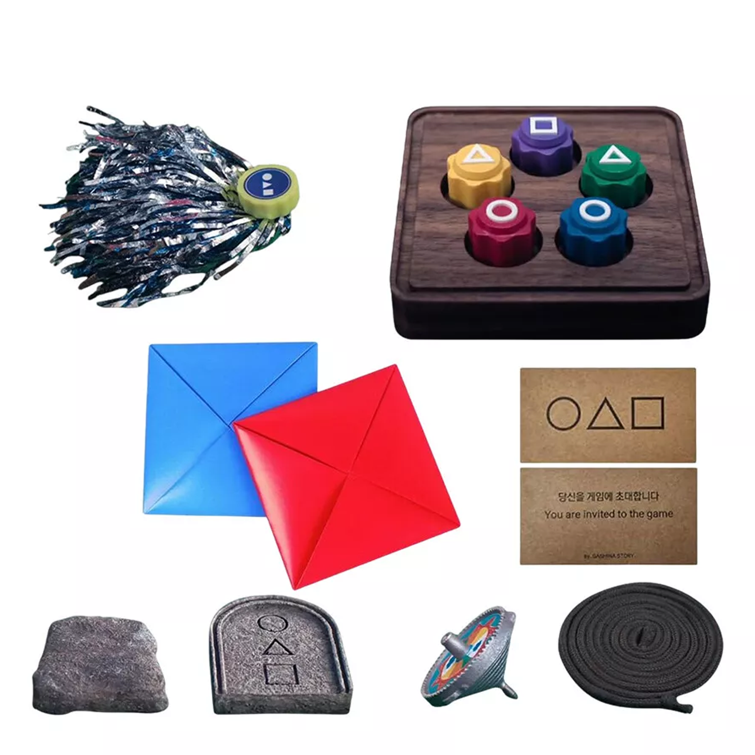 Squid Game Gonggi Set – Netflix-Inspired Traditional Game for Kids, Teens & Collectors Squid Game Gonggi Set - Tophatter Daily Deals