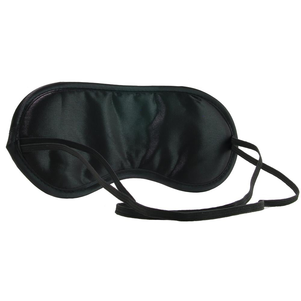 Sex & Mischief Satin Blindfold in Black Blindfolds - Tophatter Daily Deals