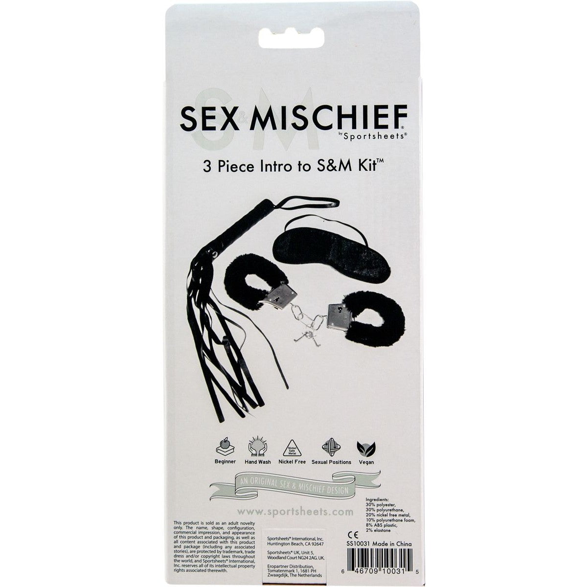Sex & Mischief Intro to S&M Kit Bedroom Bondage Kits - Tophatter Daily Deals