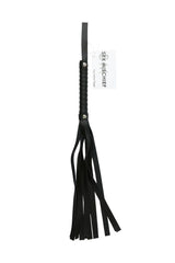 Sex & Mischief - Faux Leather Flogger - Black BDSM - Tophatter Daily Deals