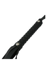 Sex & Mischief - Faux Leather Flogger - Black BDSM - Tophatter Daily Deals