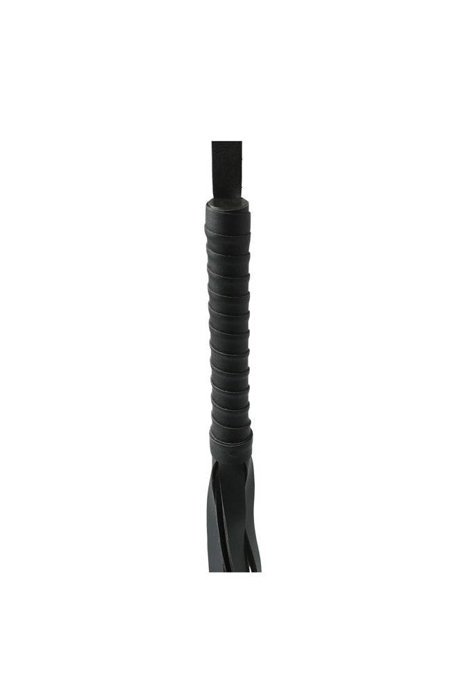 Sex & Mischief - Faux Leather Flogger - Black BDSM - Tophatter Daily Deals