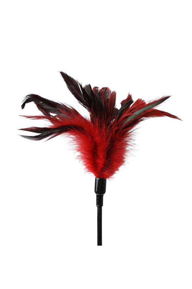 Sex & Mischief - Feather Slapper - Red BDSM - Tophatter Daily Deals