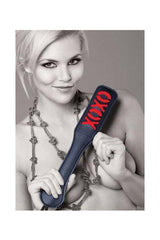 Sex & Mischief - XOXO Paddle - Black/Red BDSM - Tophatter Daily Deals