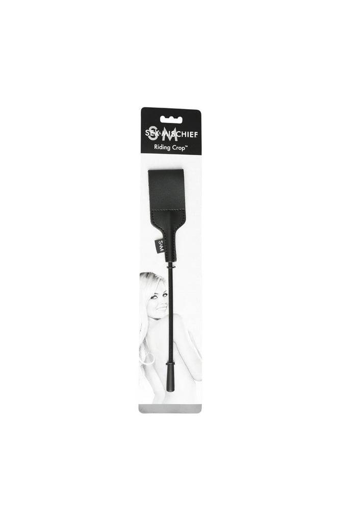 Sex & Mischief - Riding Crop - Black BDSM - Tophatter Daily Deals