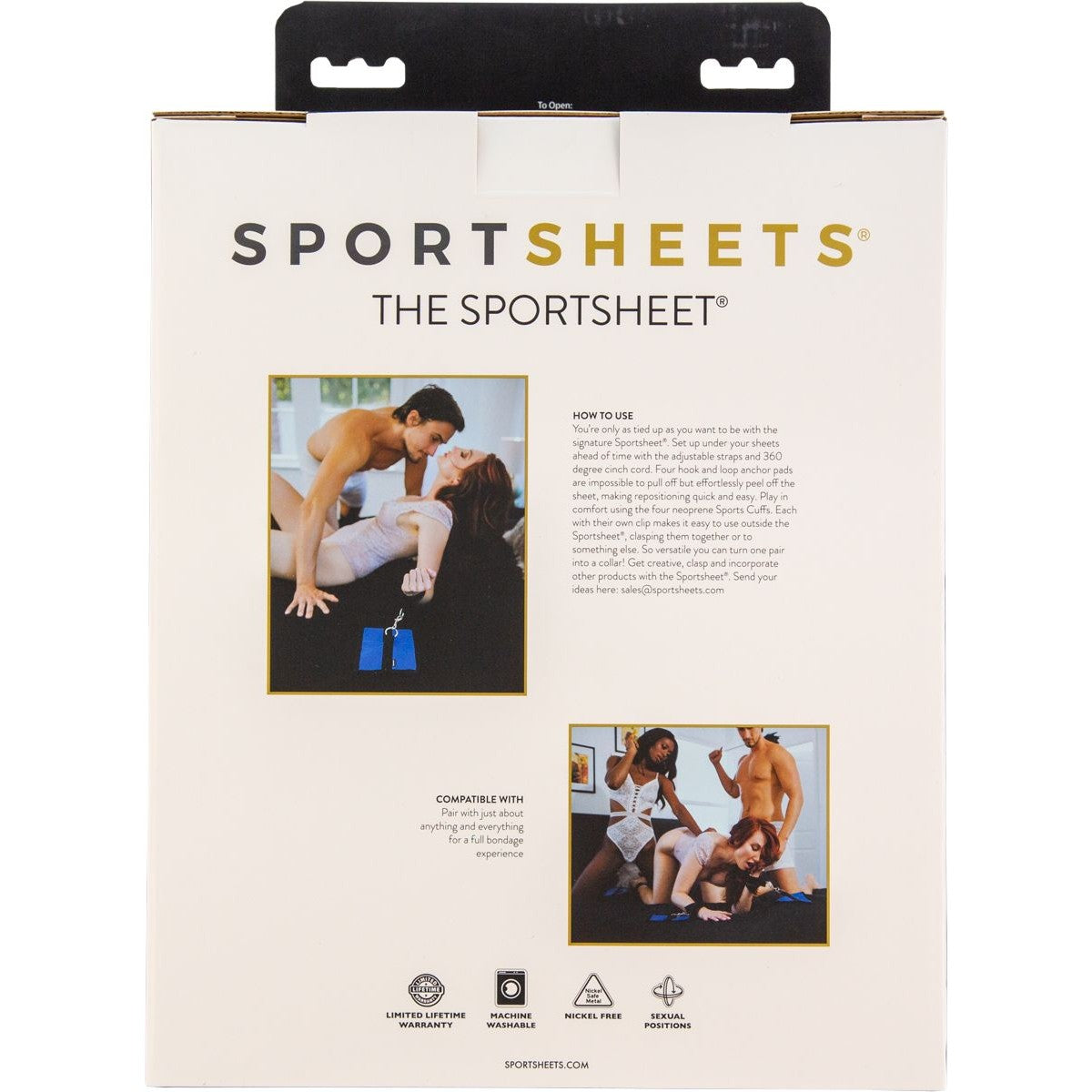 Sportsheets The Original SportSheet in Queen Size Restraints - Tophatter Daily Deals