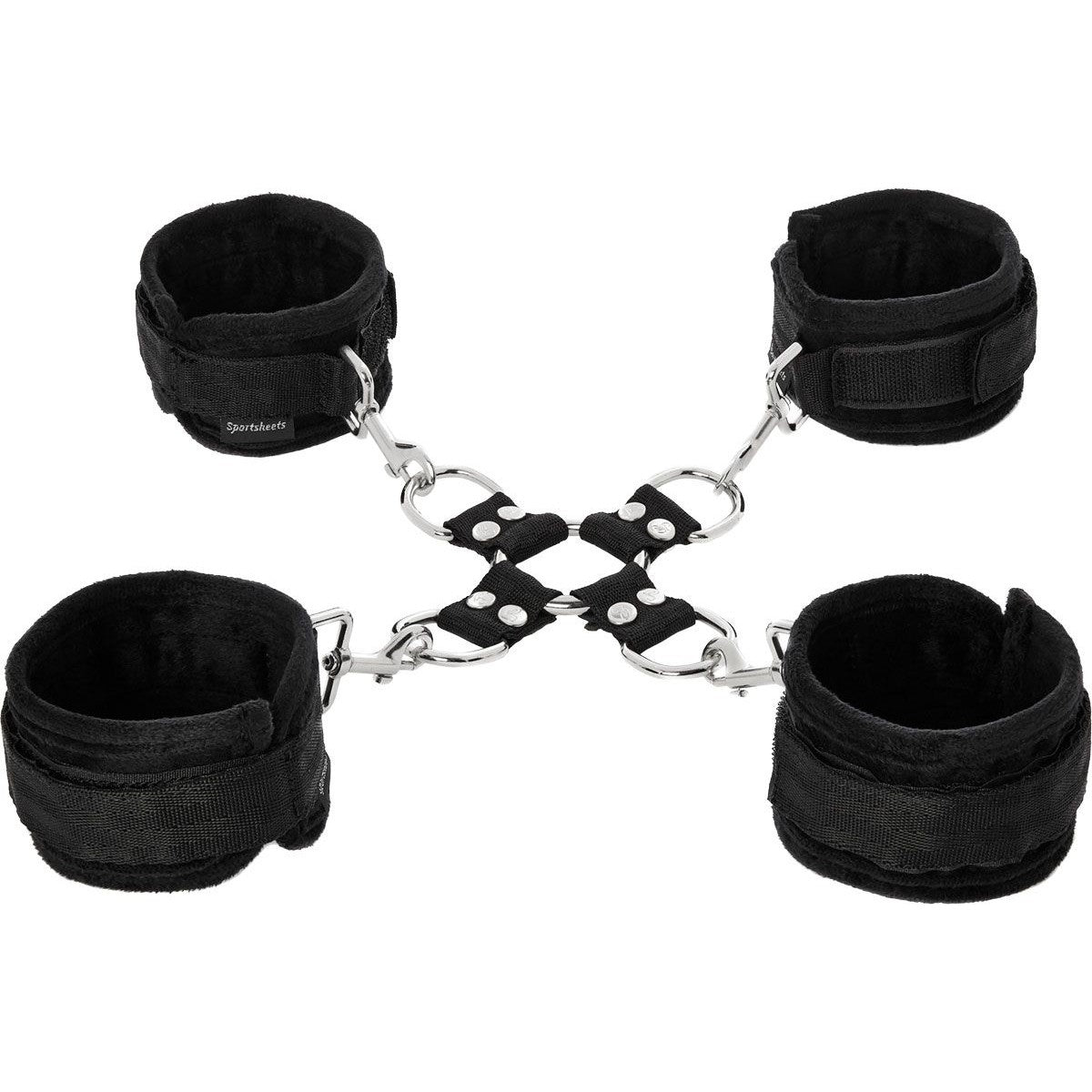 Sportsheets Hog Tie & Cuffs Set Restraints - Tophatter Daily Deals