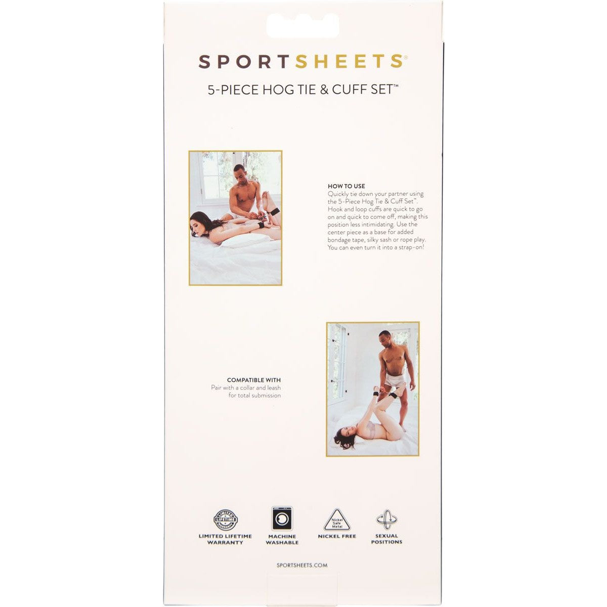 Sportsheets Hog Tie & Cuffs Set Restraints - Tophatter Daily Deals