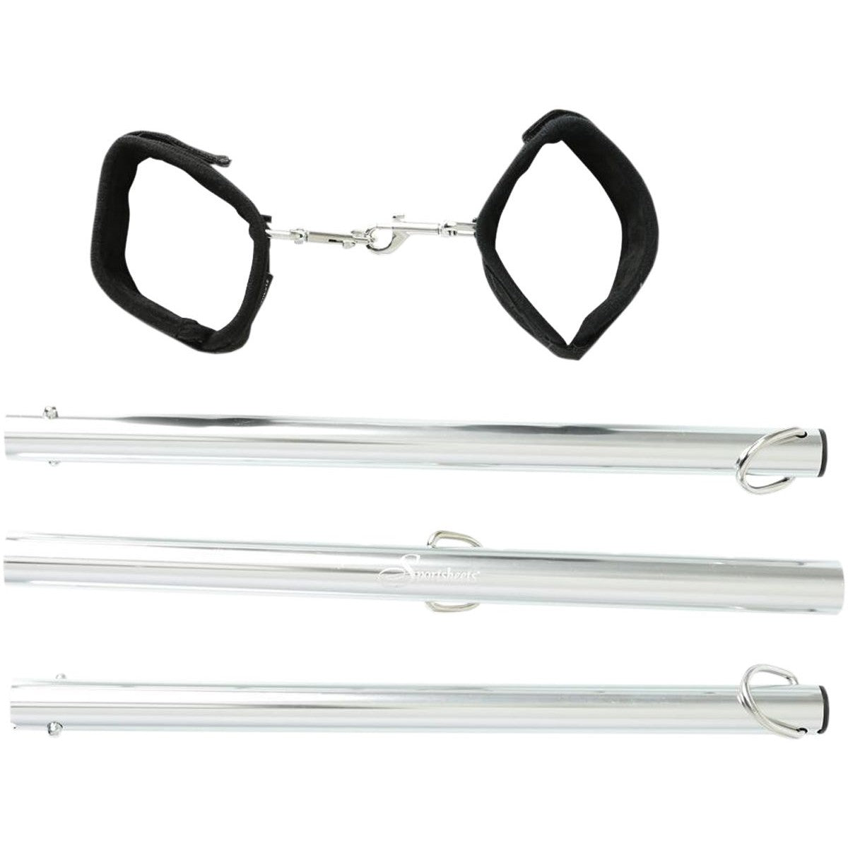Sportsheets Spreader Bar & Cuffs Set Restraints - Tophatter Daily Deals