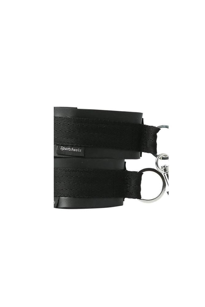 Sportsheets - Sports Cuffs - Black BDSM - Tophatter Daily Deals