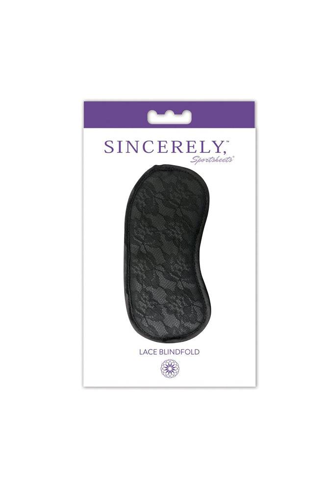 Sincerely by Sportsheets - Lace Blindfold - Black BDSM - Tophatter Daily Deals