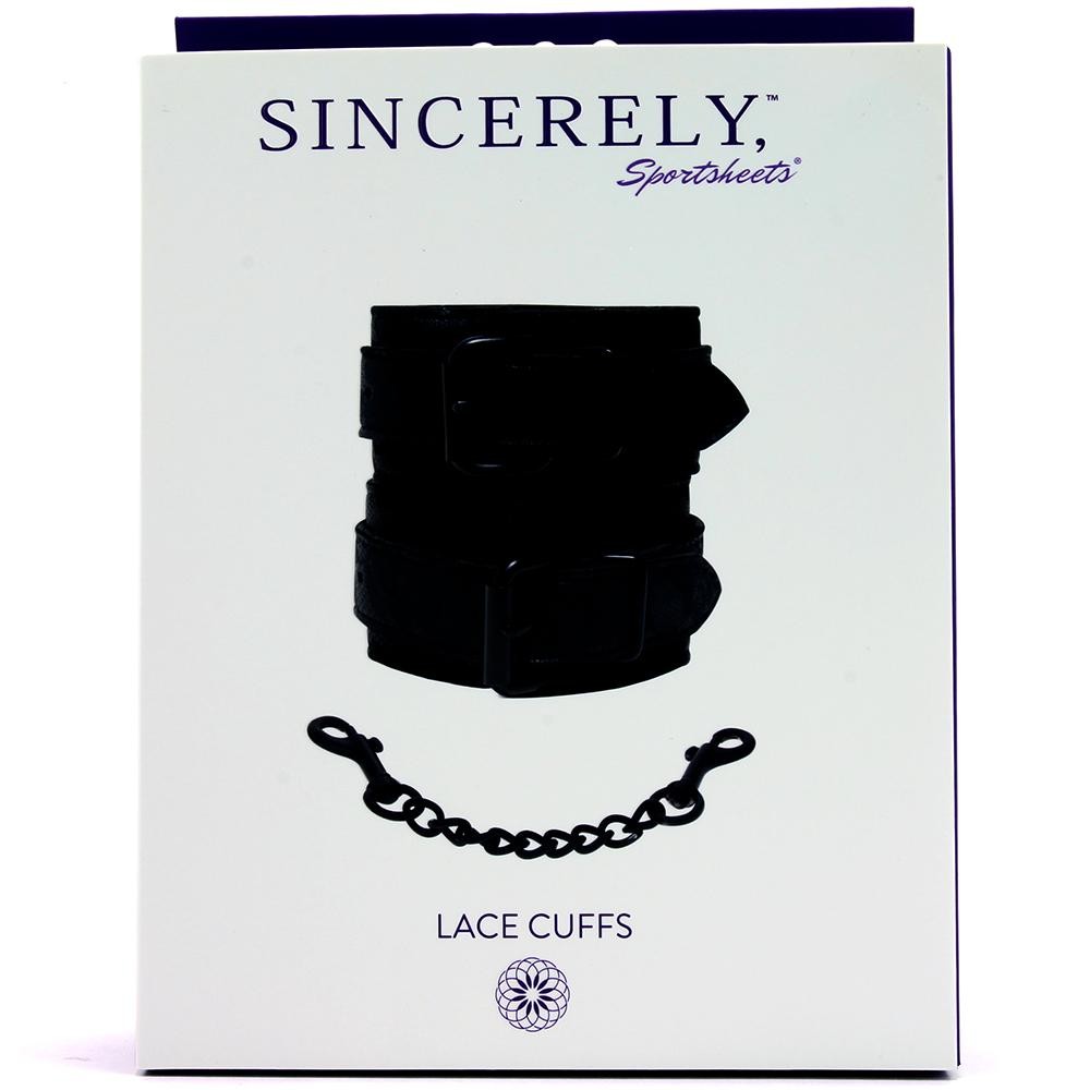 Sincerely Lace Cuffs in Black Wrist Cuffs - Tophatter Daily Deals