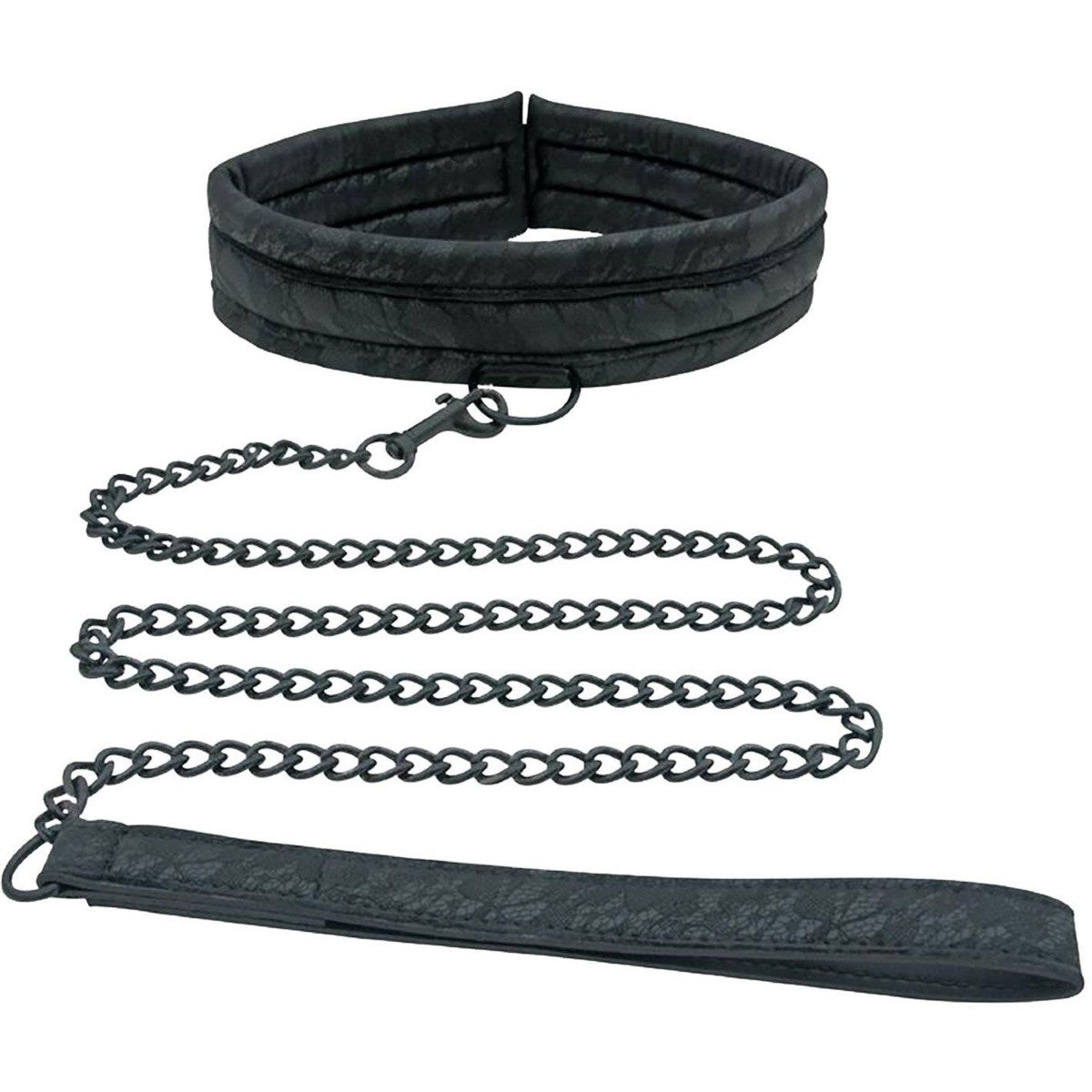 Sincerely Lace Collar & Leash in Black Bondage - Tophatter Daily Deals