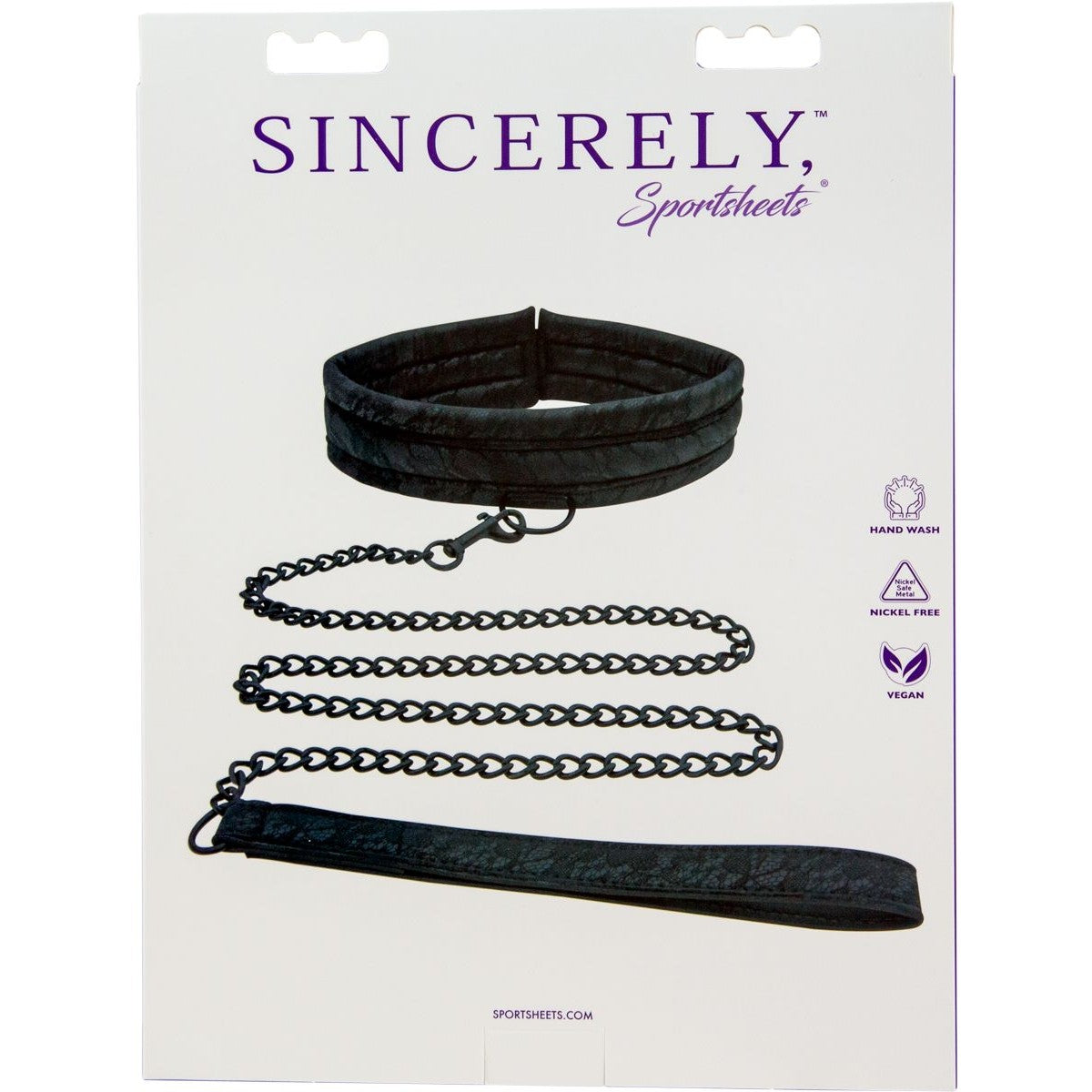 Sincerely Lace Collar & Leash in Black Bondage - Tophatter Daily Deals