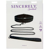 Sincerely Lace Collar & Leash in Black Bondage - Tophatter Daily Deals
