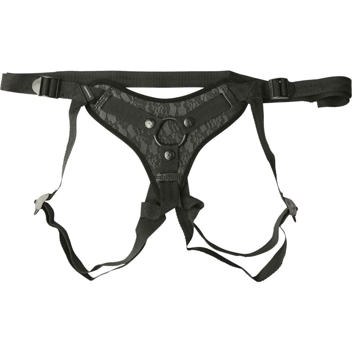 Sincerely Lace Strap On Harness in Black Strap-On Harness - Tophatter Daily Deals