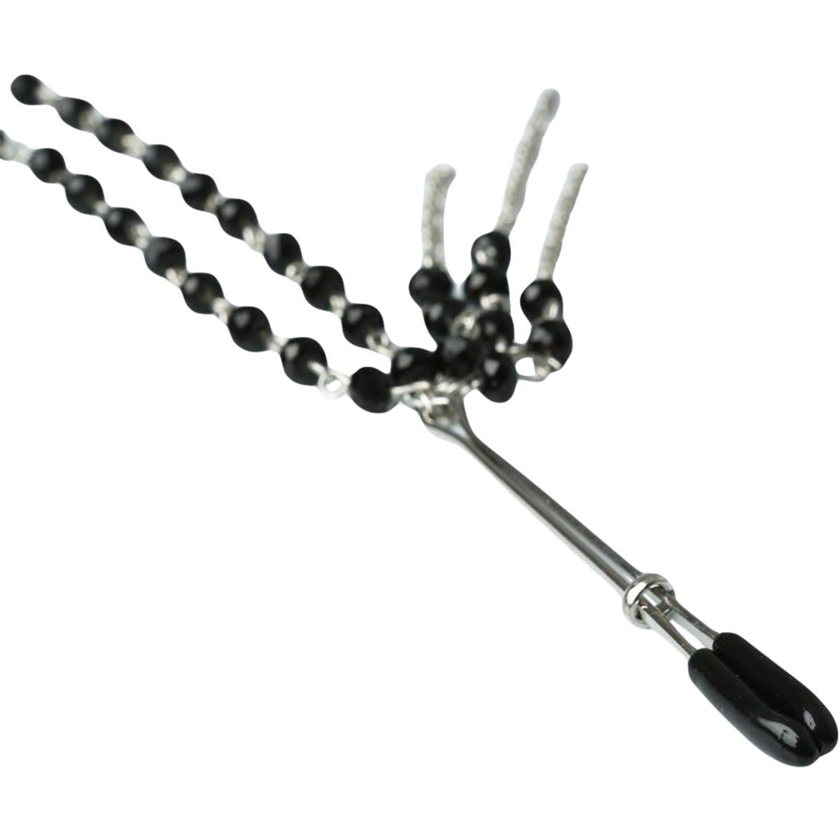 Sincerely Black Jeweled Nipple Clamps Nipple Clamps - Tophatter Daily Deals