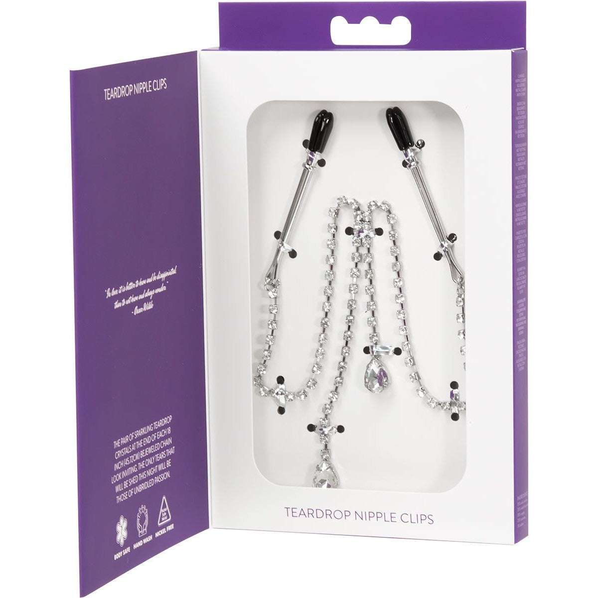 Sincerely Tear Drop Nipple Clamps Nipple Clamps - Tophatter Daily Deals