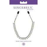 Sincerely Pearl Chain Nipple Clamps Nipple Clamps - Tophatter Daily Deals
