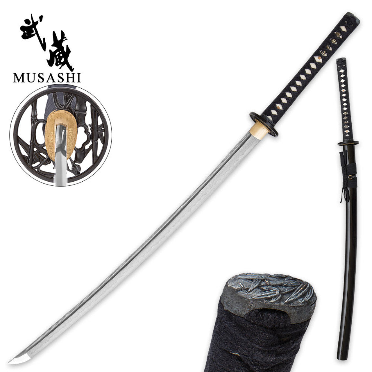 Hand forged 1060 carbon steel samurai sword Swords - Tophatter Daily Deals