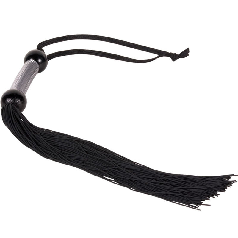 Sportsheets Large Rubber Whip – 16cm Handle 35cm Tail Whip > Bondage Gear > Whips & Floggers - Tophatter Daily Deals