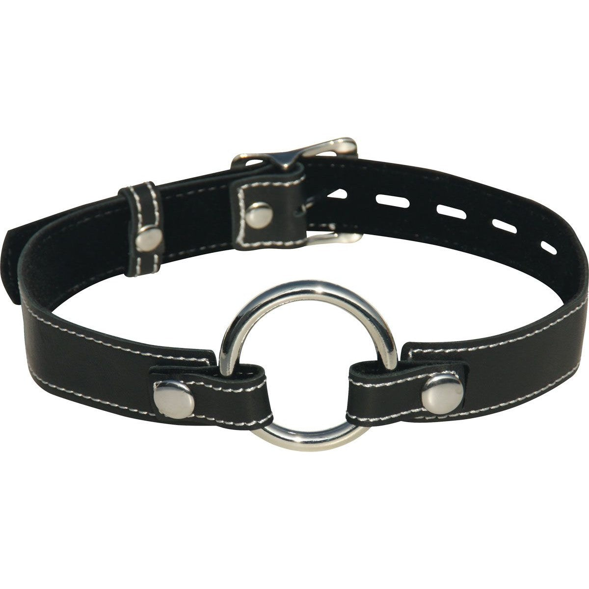 Edge Leather Seamless O-Ring Gag Ball Gags & Mouth Restraints - Tophatter Daily Deals