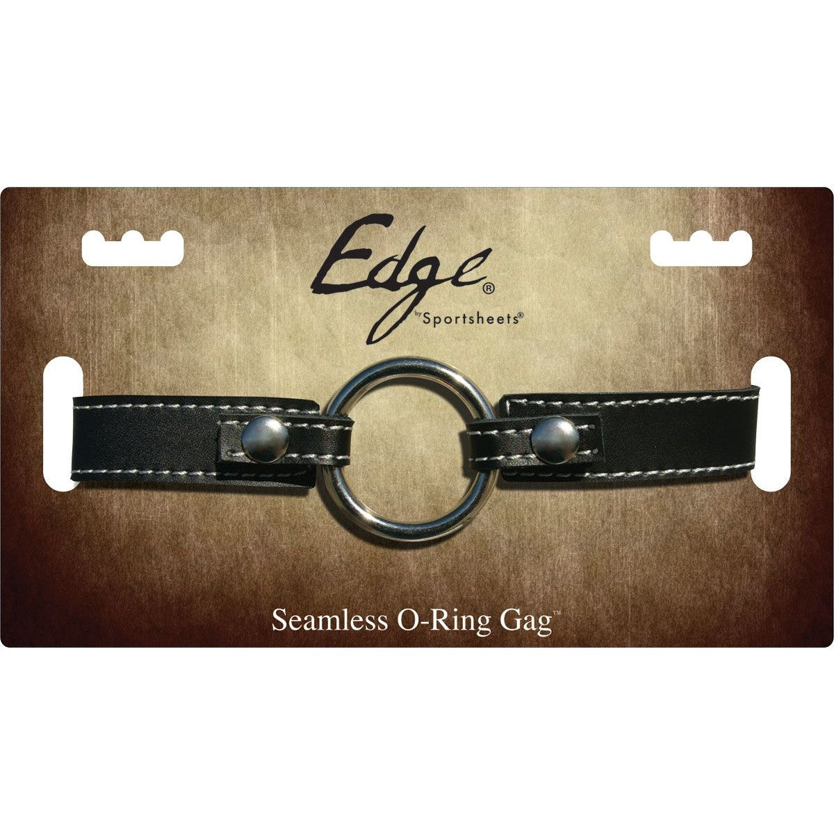 Edge Leather Seamless O-Ring Gag Ball Gags & Mouth Restraints - Tophatter Daily Deals