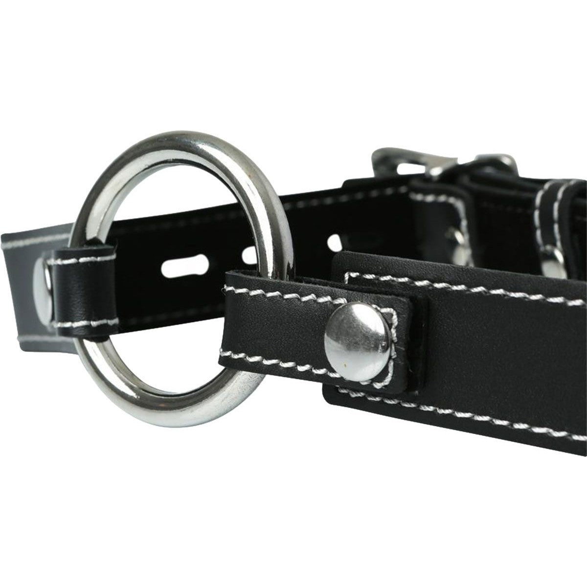 Edge Leather Seamless O-Ring Gag Ball Gags & Mouth Restraints - Tophatter Daily Deals