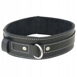 Edge Lined Leather Collar Collar - Tophatter Daily Deals