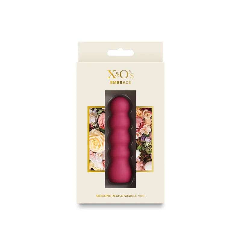 NS Novelties X and Os Embrace (Pink / Purple) – Waterproof Rechargeable Vibrator > Vibrators > Mini Vibrators - Tophatter Daily Deals