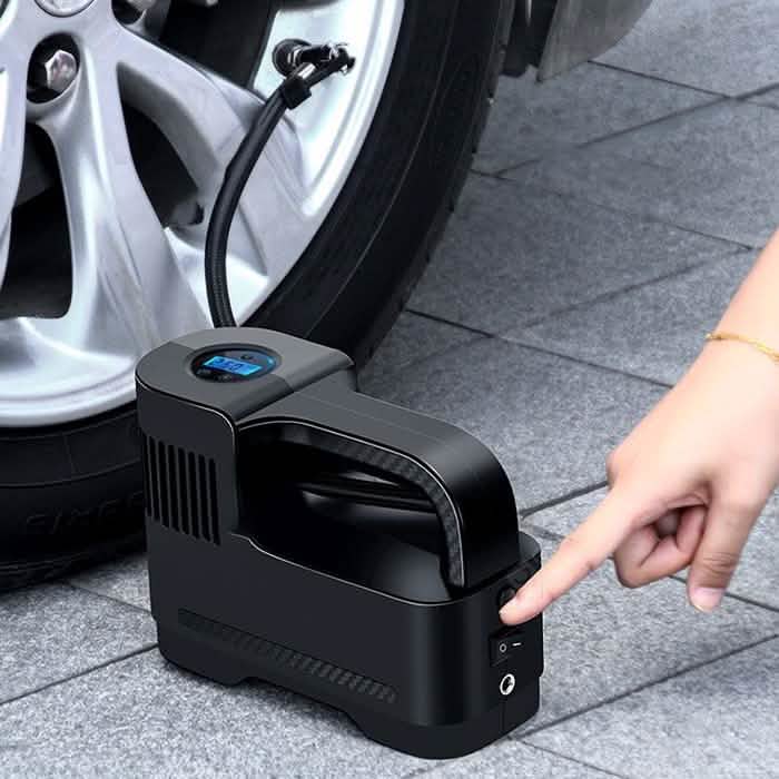 ST-217C Portable Car Electric Tire Multi-function 12V Air Pump Automotive - Tophatter Daily Deals