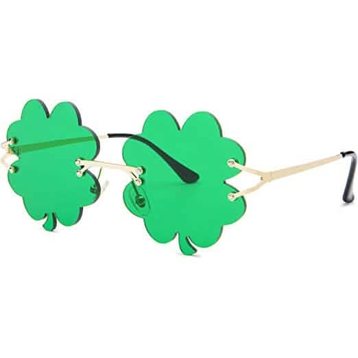 St. Patrick’s Day Irish Shamrock Sunglasses Seasonal Decor - Tophatter Daily Deals