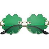 St. Patrick’s Day Irish Shamrock Sunglasses Green Seasonal Decor - Tophatter Daily Deals