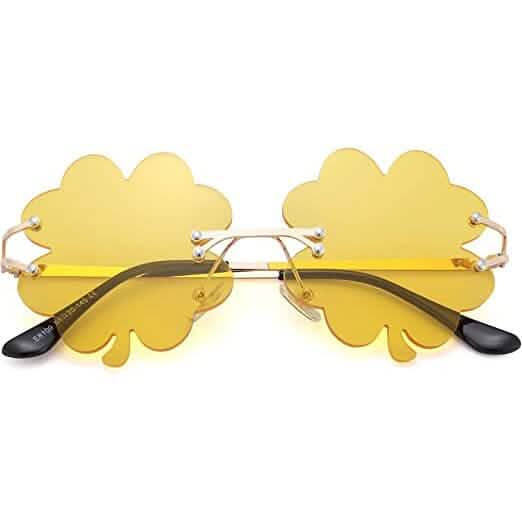 St. Patrick’s Day Irish Shamrock Sunglasses Yellow Seasonal Decor - Tophatter Daily Deals