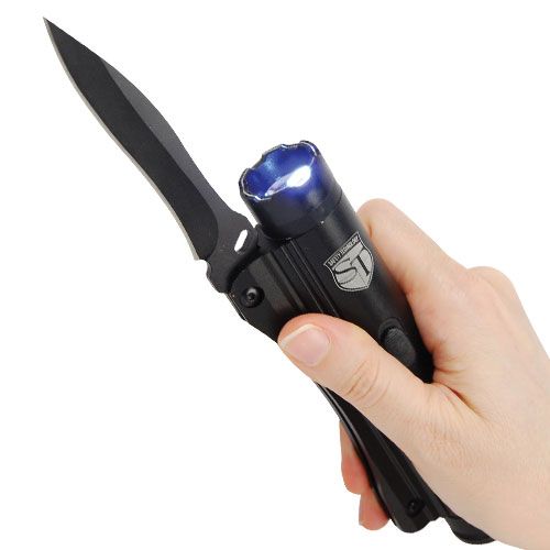 20 Million volt Stun Gun w/Flashlight - Tophatter Daily Deals