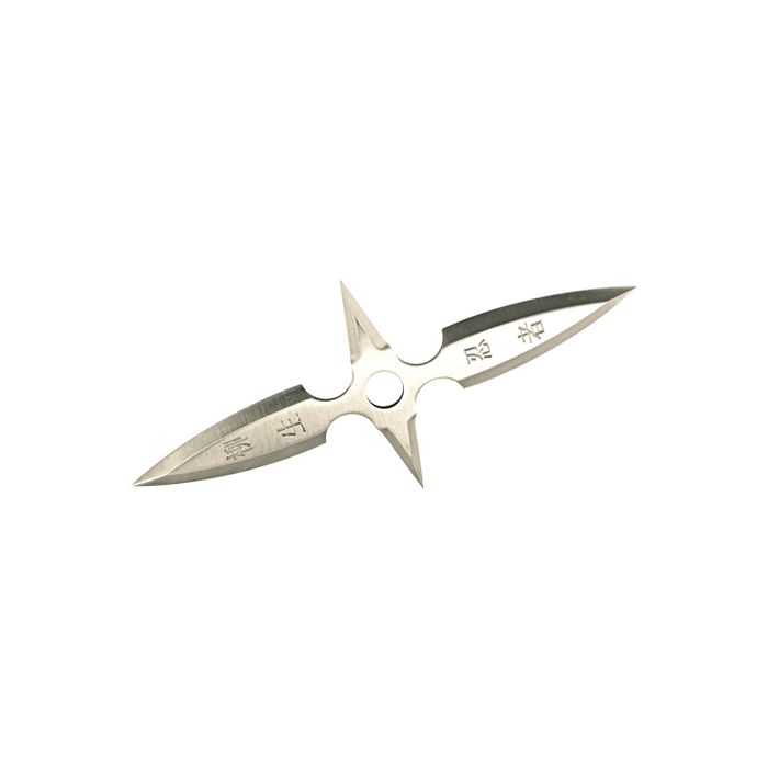 4" Stainless Steel Single Piece Throwing Star - Tophatter Daily Deals