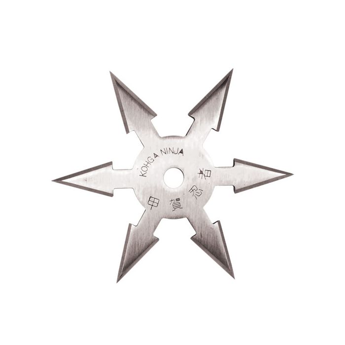 4" Stainless Steel 6 Point Single Piece Throwing Star - Tophatter Daily Deals