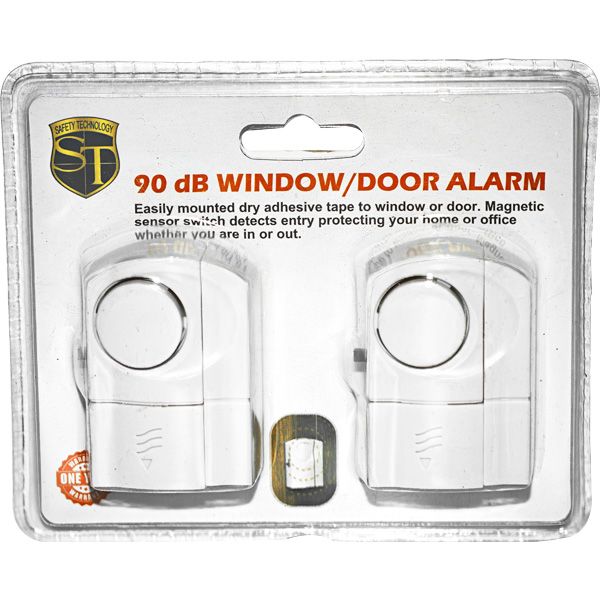 90db Magnetic Door/Window Alarm 2 pack - Tophatter Daily Deals