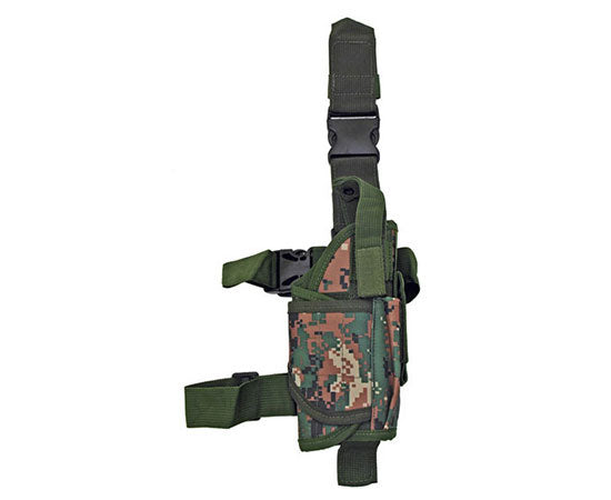Right Handed Universal Tactical Drop Leg Holster - Woodland Digital Camo TacticalGear/Holsters - Tophatter Daily Deals