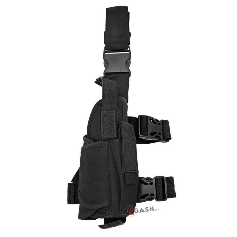 Right Handed Universal Tactical Drop Leg Thigh Holster - Black TacticalGear/Holsters - Tophatter Daily Deals