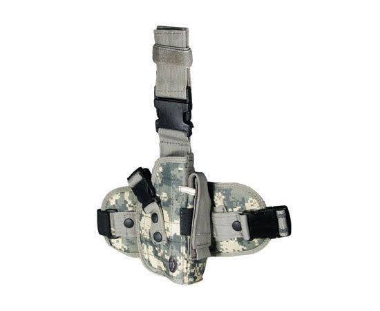 Right Handed Deluxe Tactical Drop Leg Holster w/ Removable Hip - Digital TacticalGear/Holsters - Tophatter Daily Deals