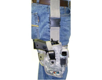 Right Handed Deluxe Tactical Drop Leg Holster w/ Removable Hip - Digital TacticalGear/Holsters - Tophatter Daily Deals