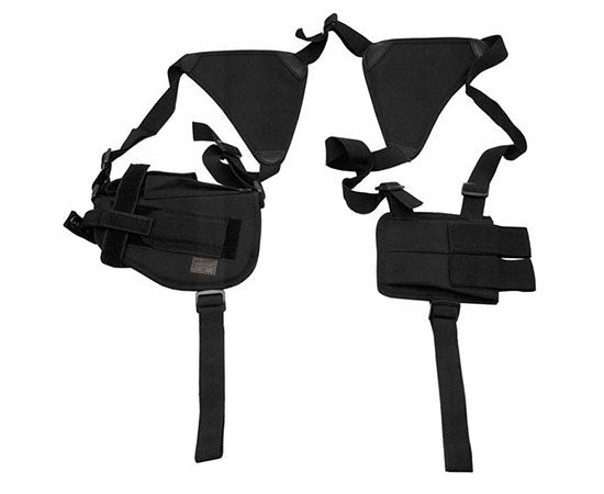 Single Draw Universal Tactical Shoulder Holster w/ Spare Mags- Black TacticalGear/Holsters - Tophatter Daily Deals