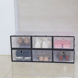Stackable Shoe Storage Bin Transparent Dustproof Storage & Organization - Tophatter Daily Deals